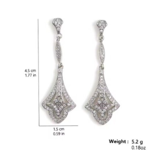 Romantic Earrings, Bracelet, and Ring set is not just for weddings any occasion - Picture 10 of 12